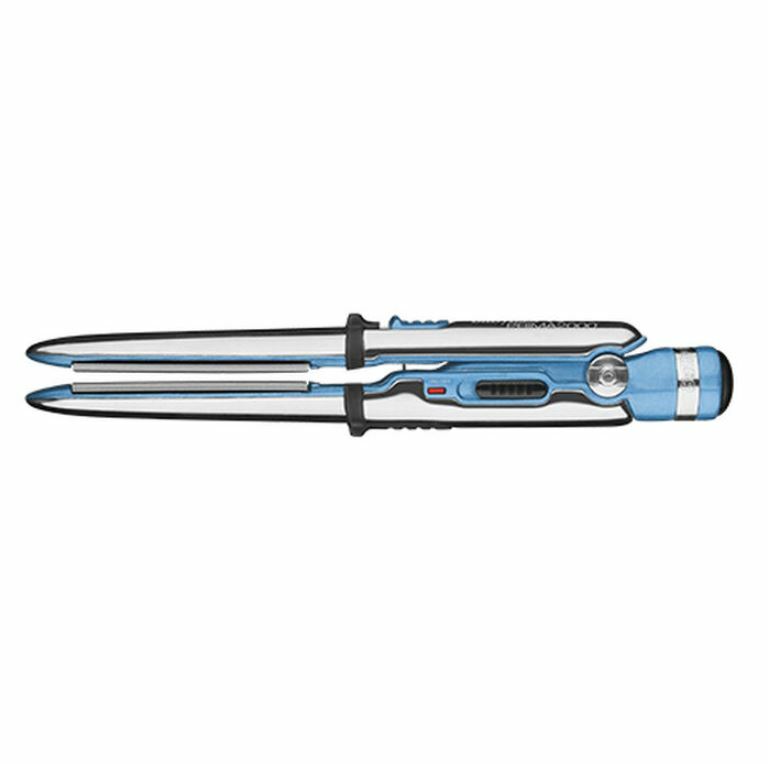 Mini Travel Hair Straightener Curling Iron with Titanium Plates & Dual Voltage