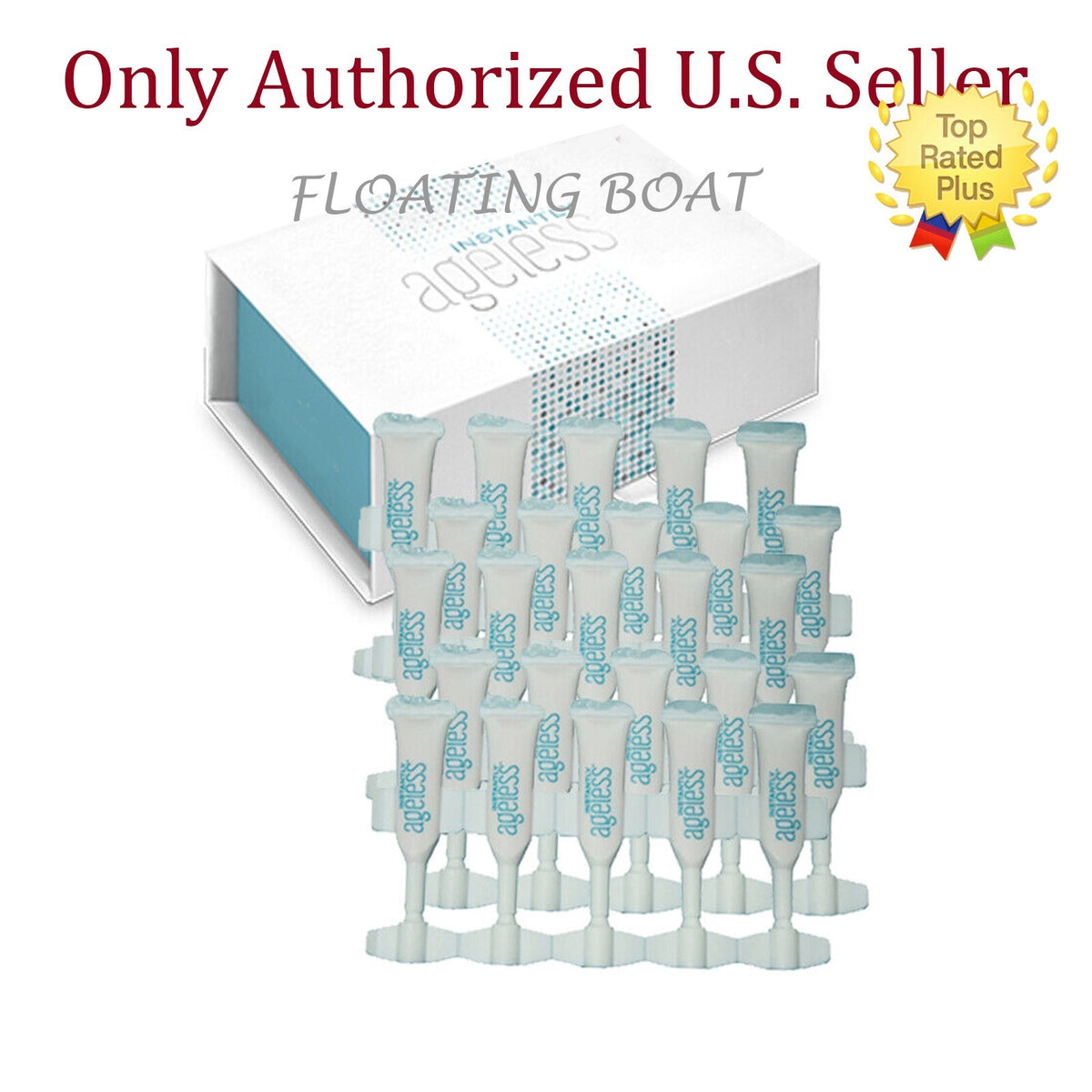 Instantly Ageless Face Lift Serum - 25 Vials Wrinkle & Pore Reducer