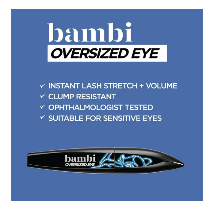 L’Oréal Paris Bambi Oversized Eye Washable Mascara – Intense Black, 0.28 fl oz