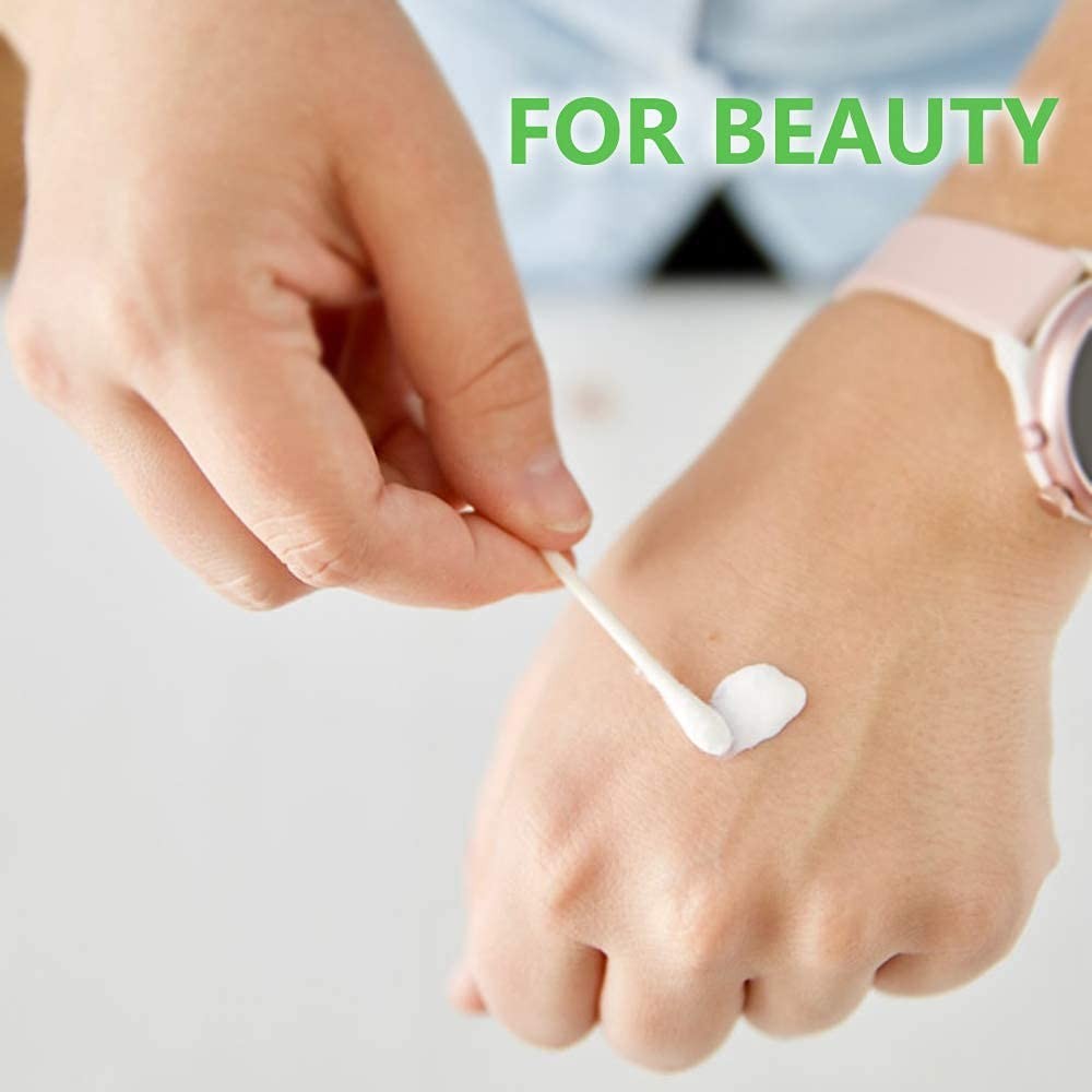 Bamboo Cotton Swabs - Wooden Swabs 1200 Pieces for Personal & Beauty Care
