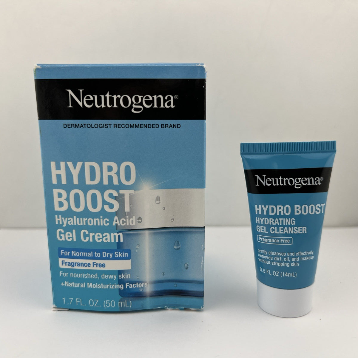 Neutrogena Hydro Boost Gel Cream, Fragrance-Free 1.7 oz + Trial Size