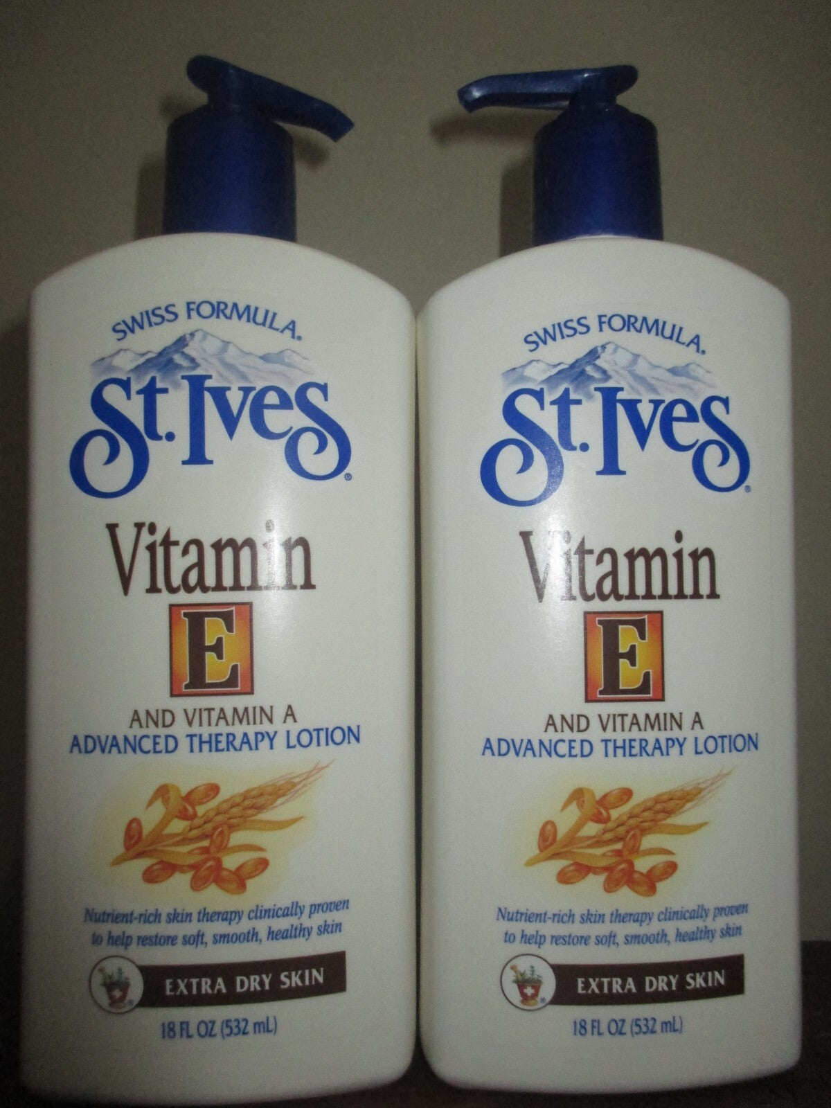 2x St. Ives Vitamin E & A Body Lotion, 18 Oz.
