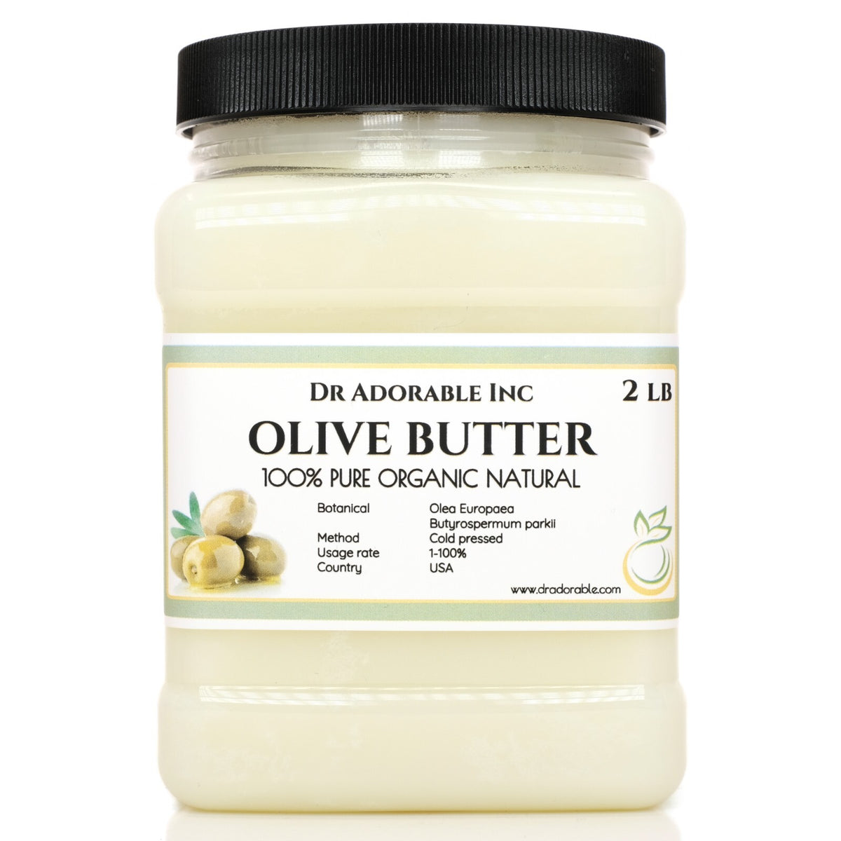 Organic Olive Butter - Pure Cold-Pressed Multi-Purpose
