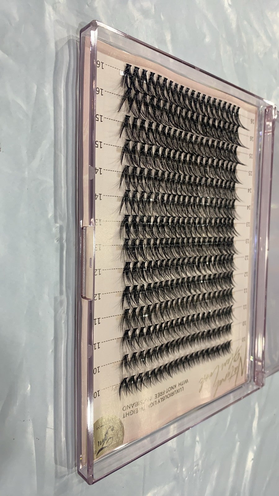 14 Rows False Eyelashes with Mascara - Large Quantity, Natural Look