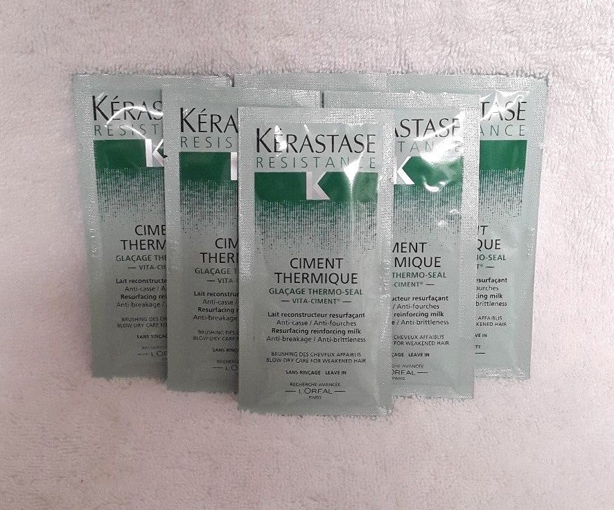 Kerastase Resistance Ciment Thermique Anti-Breakage Hair Milk - 6 Sachets