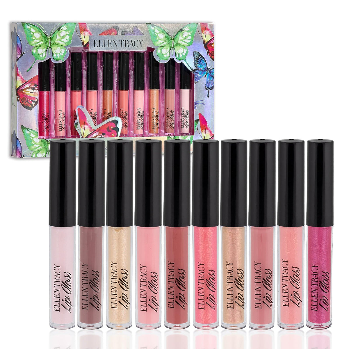 Lip Gloss Collection - 10 Shimmery Lip Glosses for Women