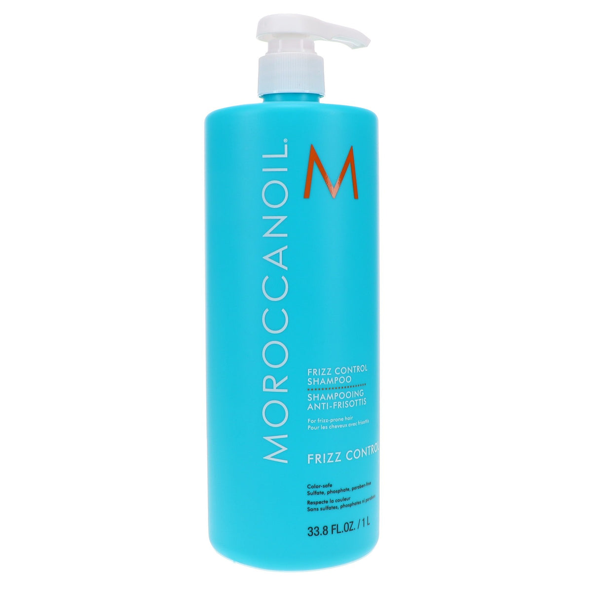 Moroccanoil Frizz Control Shampoo 33.8 oz - Smoothing, Hydrating Hair Care
