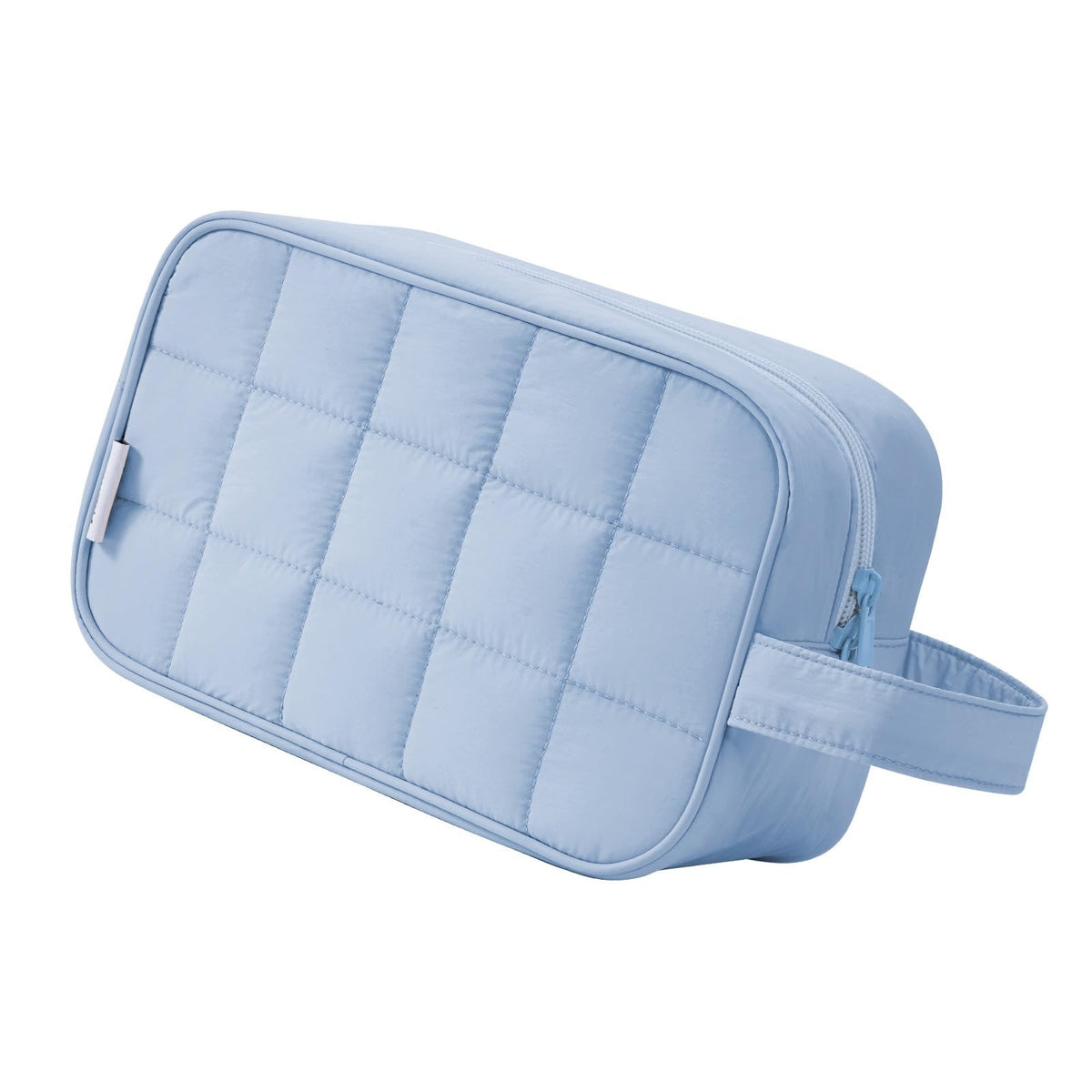 Travel Toiletry Bag for Women Large Capacity Puffy Cosmetic Organizer Blue