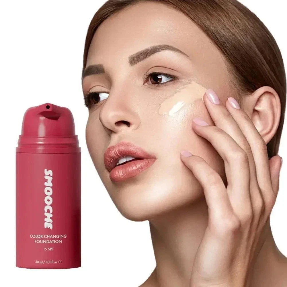 Self-Adjusting Color Changing Foundation - Natural Coverage Makeup 30ml