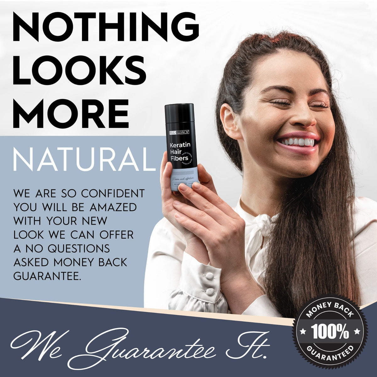 Keratin Hair Fibers - Bald Spot & Thinning Hair Concealer