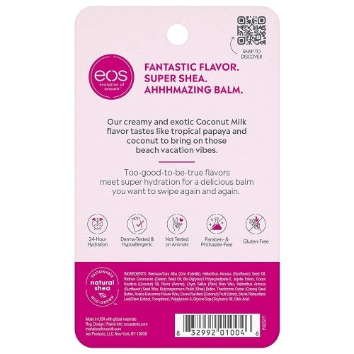Eos Lip Balm Sphere Coconut Milk Pack - Softening 0.25Oz Each