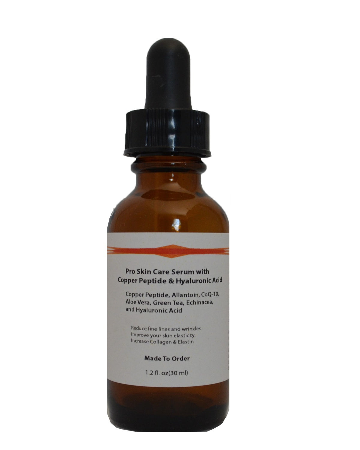 Copper Peptide Face Serum with Hyaluronic Acid for Anti-Aging & Skin Rejuvenation