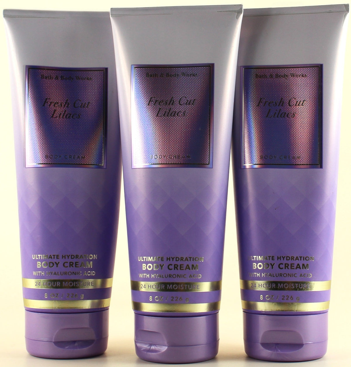 Fresh Cut Lilacs Body Cream Lotion Moisturizer 8oz - 3 Pack