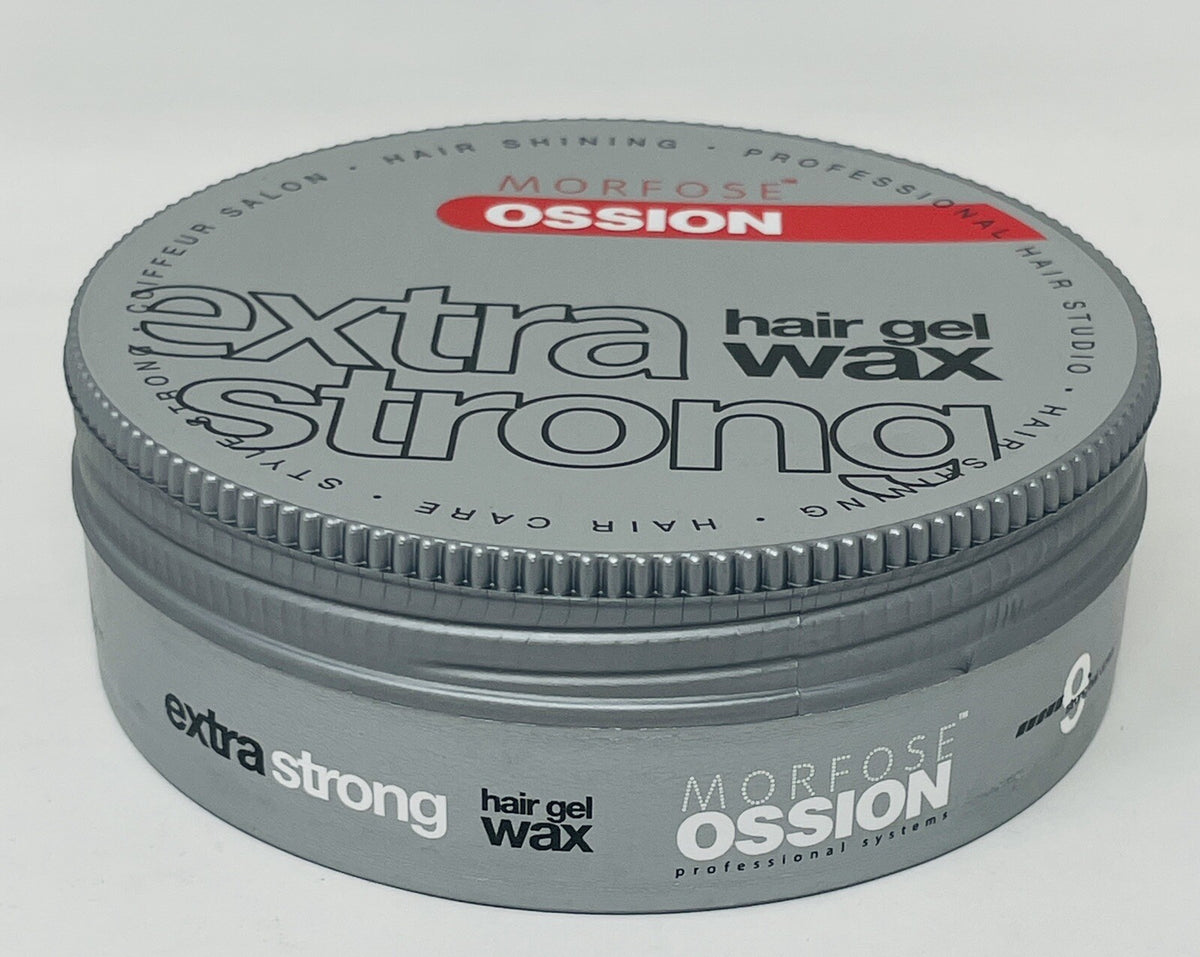Extra Strong Hair Gel Wax 175ml - Silver - Morfose Ossion