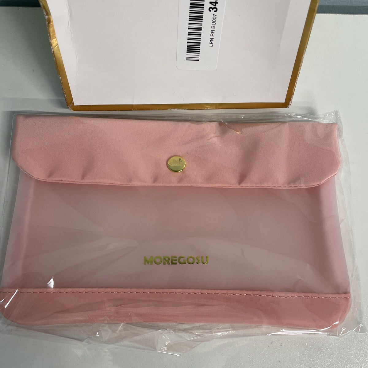 Portable Mask Storage Bag Waterproof Reusable Cosmetic Organizer Pink