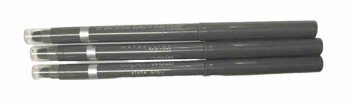 Maybelline Expert Wear Automatic Eye Pencil with Smudger Slate Gray - 12 Pieces