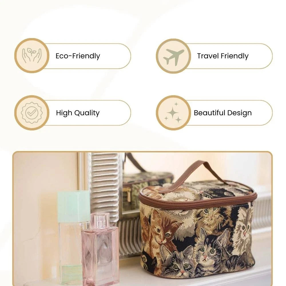 Toiletry Bag for Cosmetics and Makeup Organization, Large Capacity