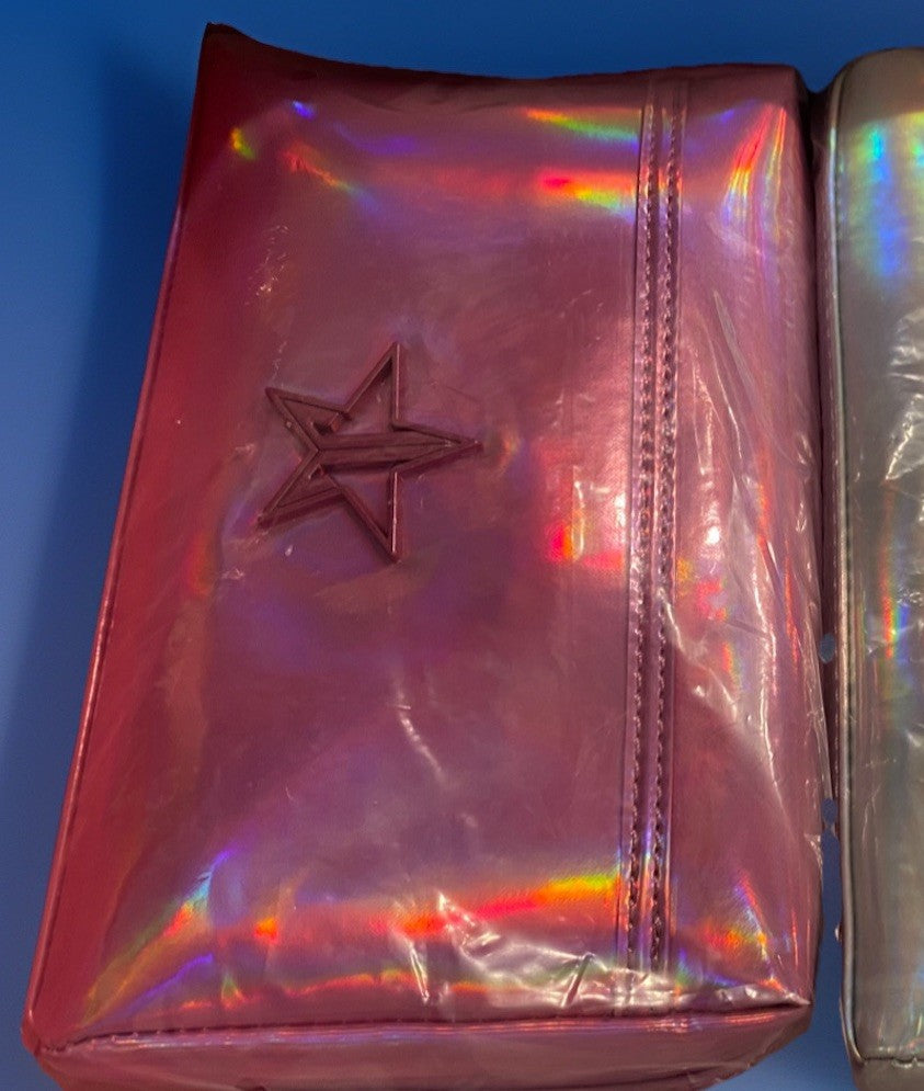 Pink Holographic Bag - Winter 2024 Mystery Makeup Bag by Jeffree Star