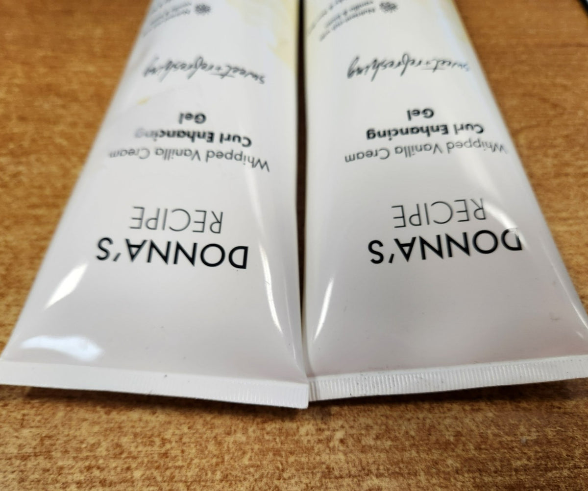 Curl Enhancing Gel with Vanilla & Biotin - Long-Lasting Hold & Shine, 2 Pack, 10 oz each