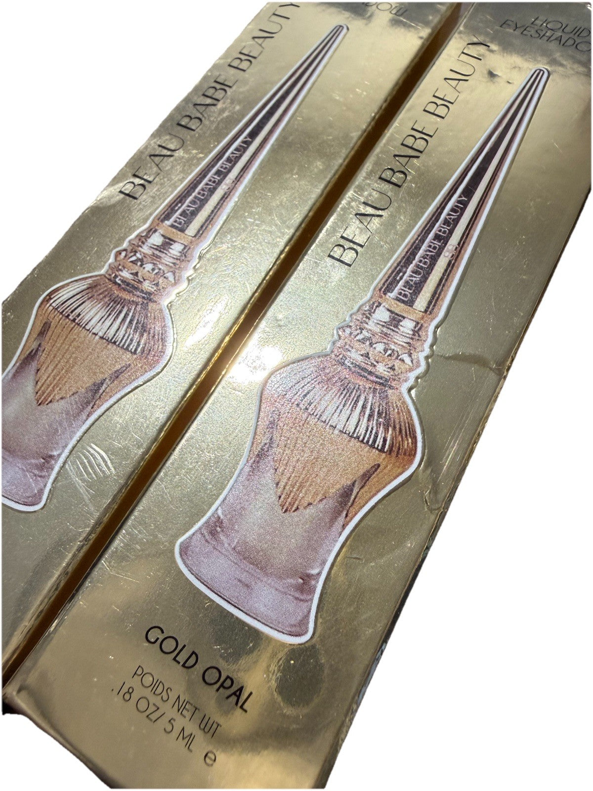 Liquid Eye Shadow Gold Opal Set - Long-Lasting & Vibrant Makeup Duo
