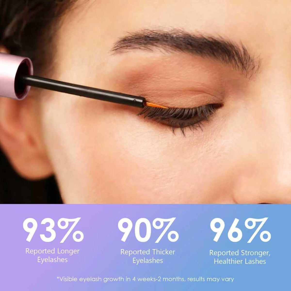 Eyelash Growth Serum for Longer, Fuller Lashes - Natural & Easy to Apply