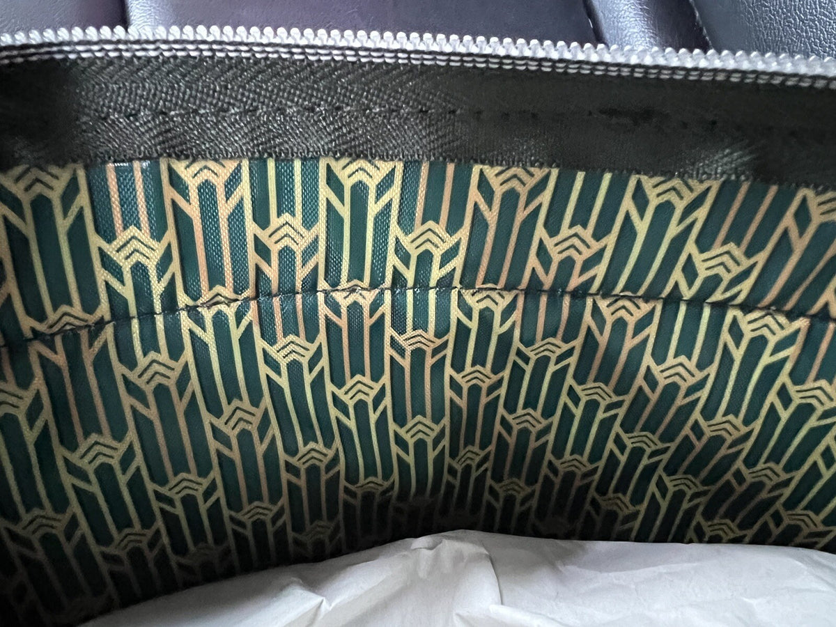 Green Glitter Makeup Bag Clutch - Travel Cosmetic & Toiletry Organizer