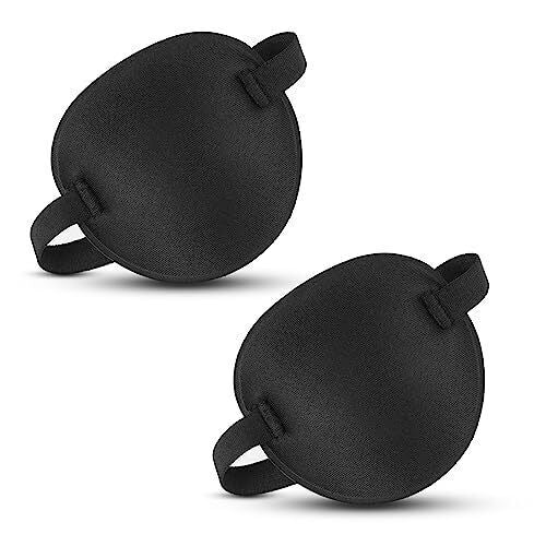 2-Pack Adjustable Medical Eye Patches for Lazy Eye or Costume Use