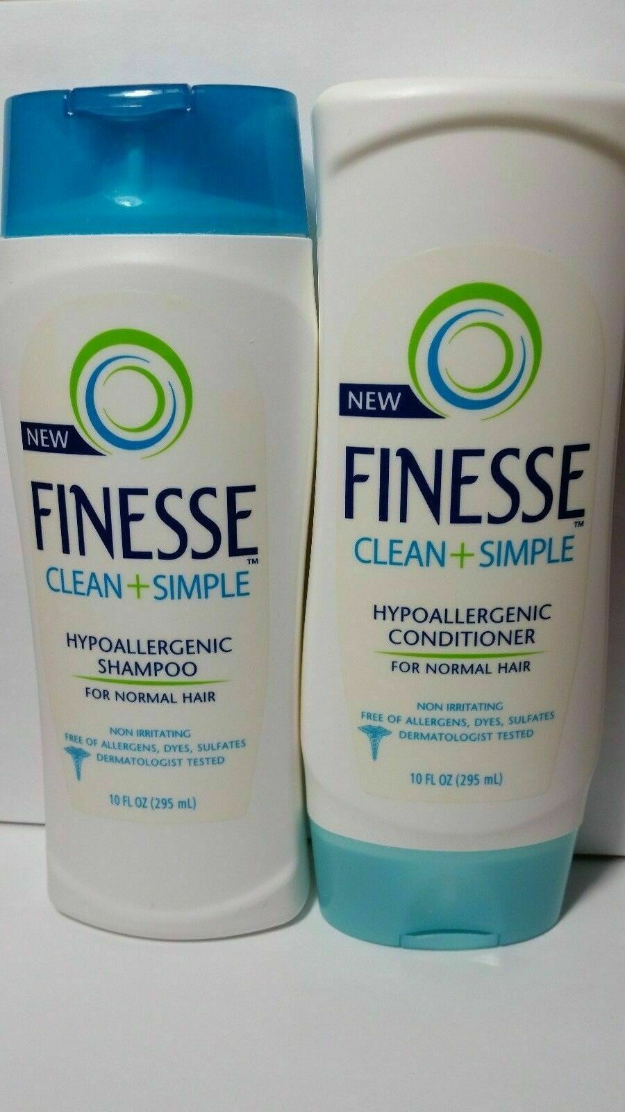 Finesse Clean + Simple Hypoallergenic Shampoo & Conditioner Set for Normal Hair