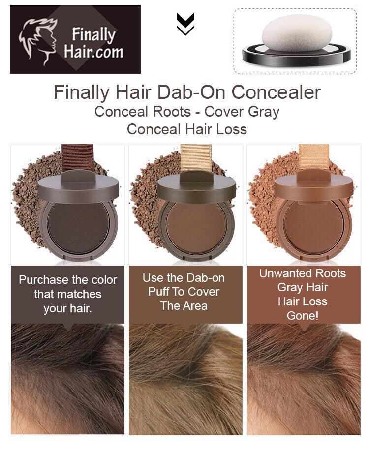 Waterproof Hair Loss Concealer & Thickener - Dab-On