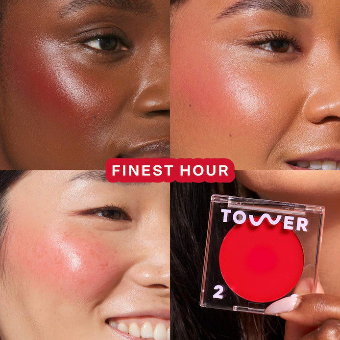Dewy Lip and Cheek Blush Set - 10 Shades, Vegan & Cruelty-Free