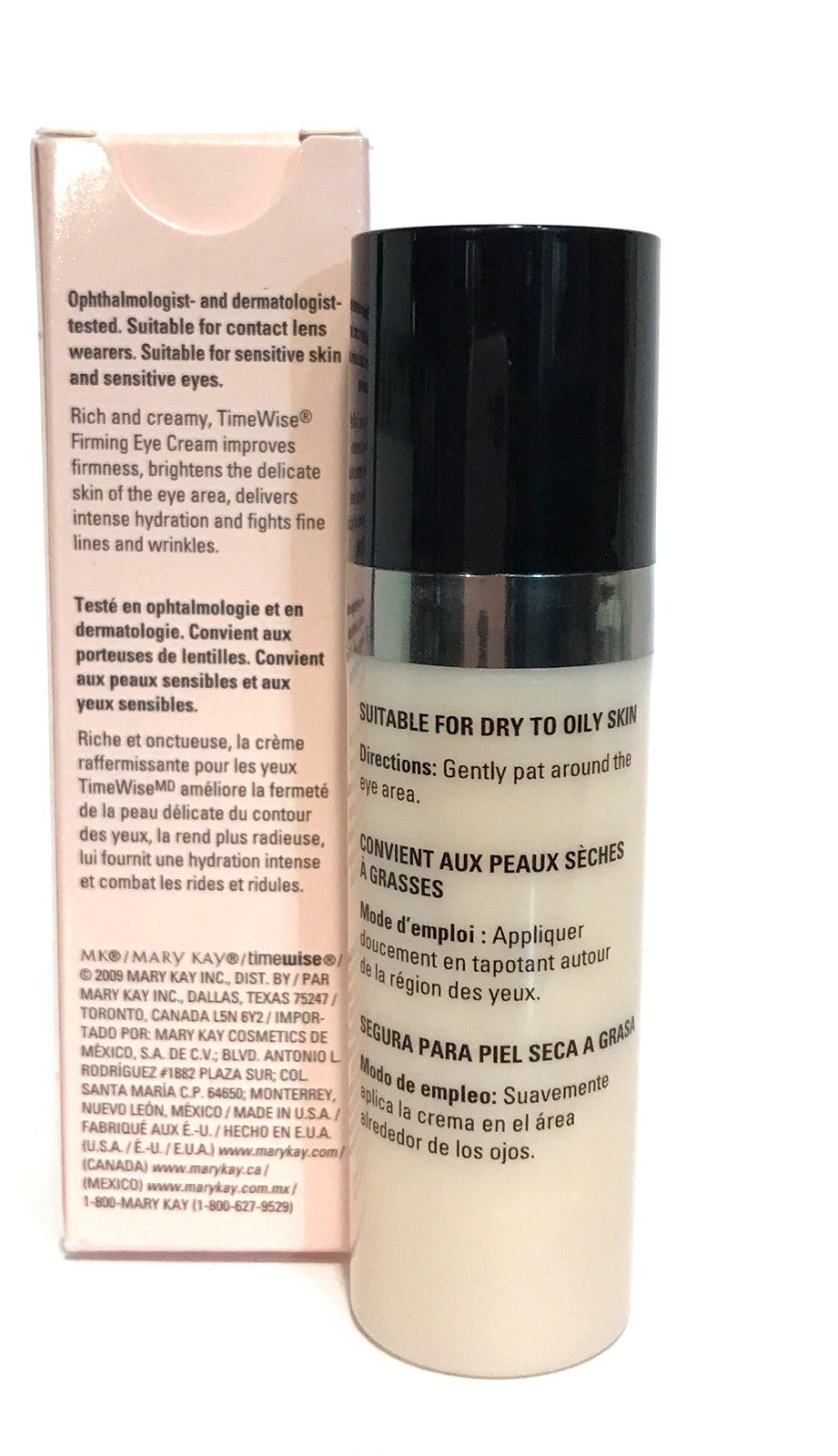 Mary Kay Timewise Firming Eye Cream Brightening & Hydrating 0.5 oz - Full Size