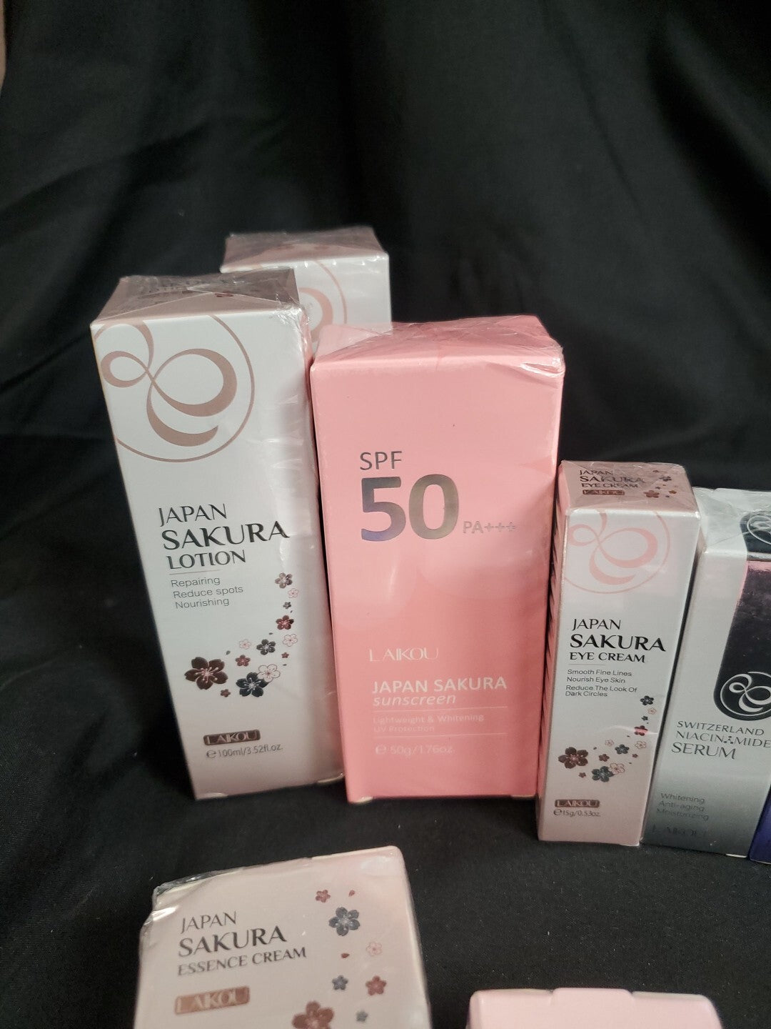 Sakura Women's Beauty Gift Set - Skin Care Lotion Serum Masks & More, 25 Pieces