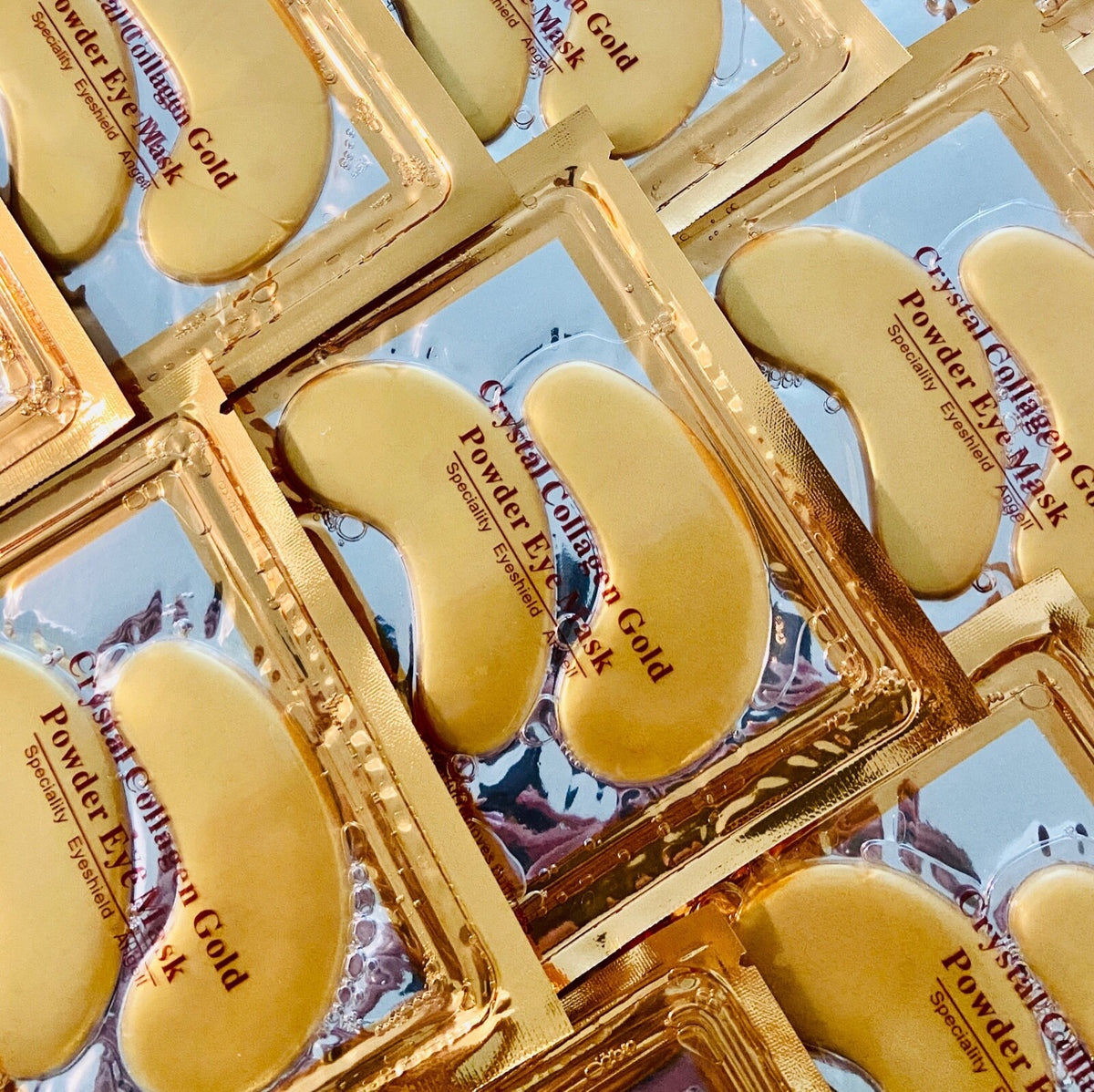 Gold Collagen Eye Mask Patches for Dark Circles & Anti-Aging - 10 Pairs