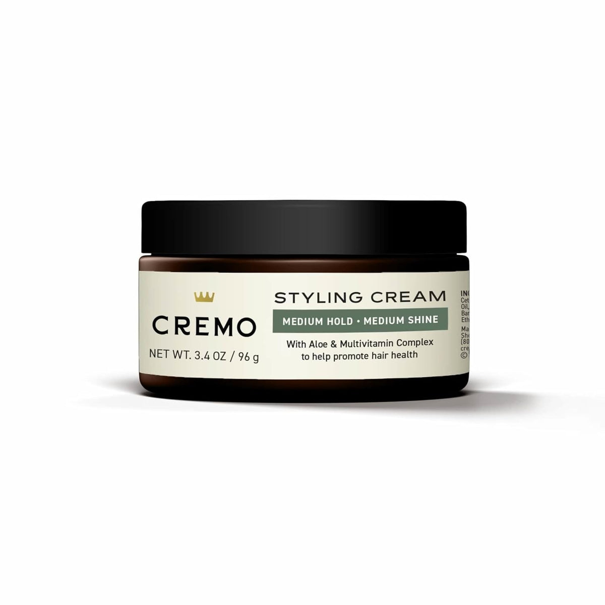 Medium Hold Hair Styling Cream for All Hair Types - 3.4 Oz Frizz Control