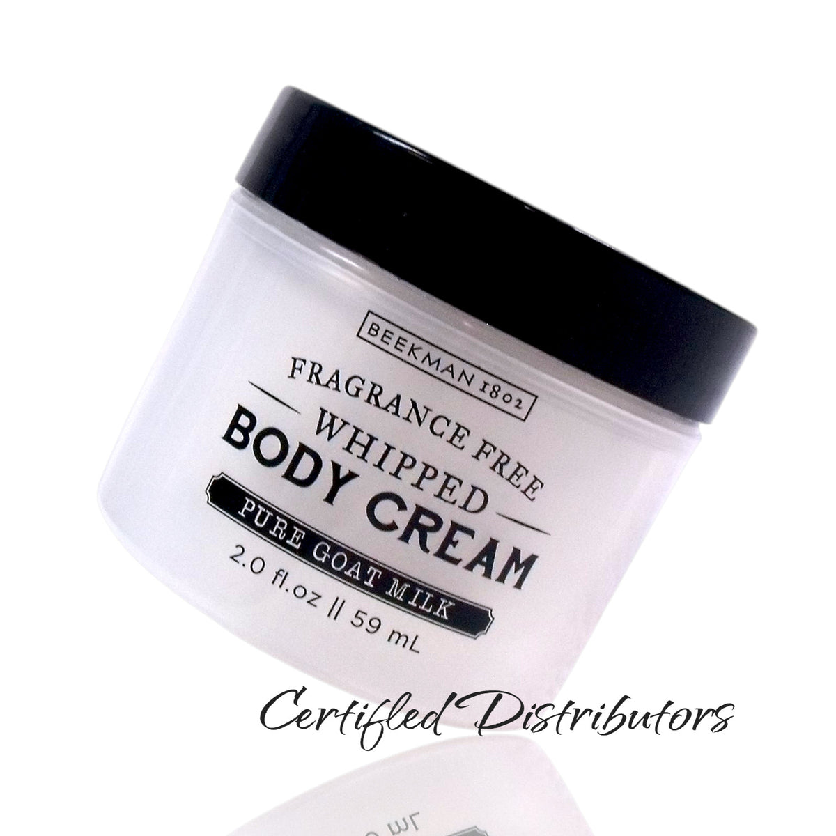 Whipped Body Cream with Goat Milk, Fragrance Free - 3-Pack (6 oz Total)