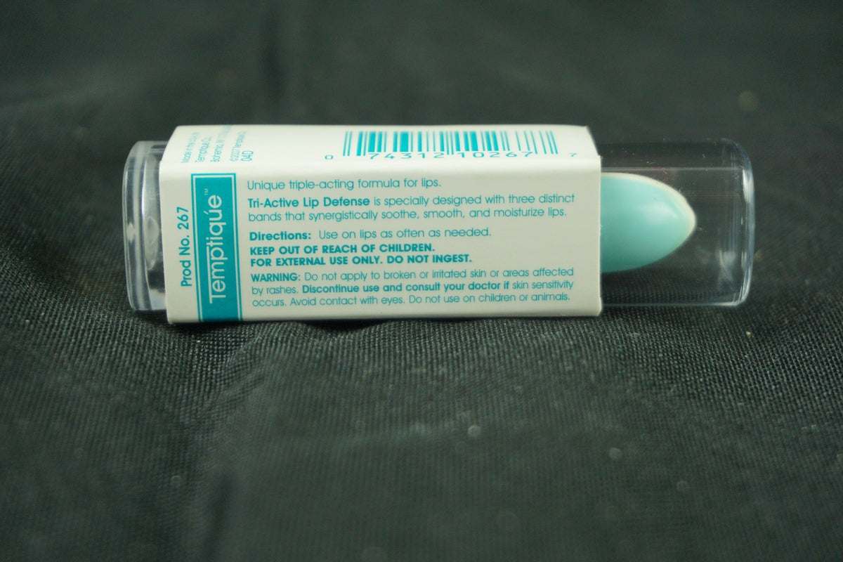 Temptique Tri-Active Lip Defense Lipstick 0.12oz Vintage 1993 - Lip Care