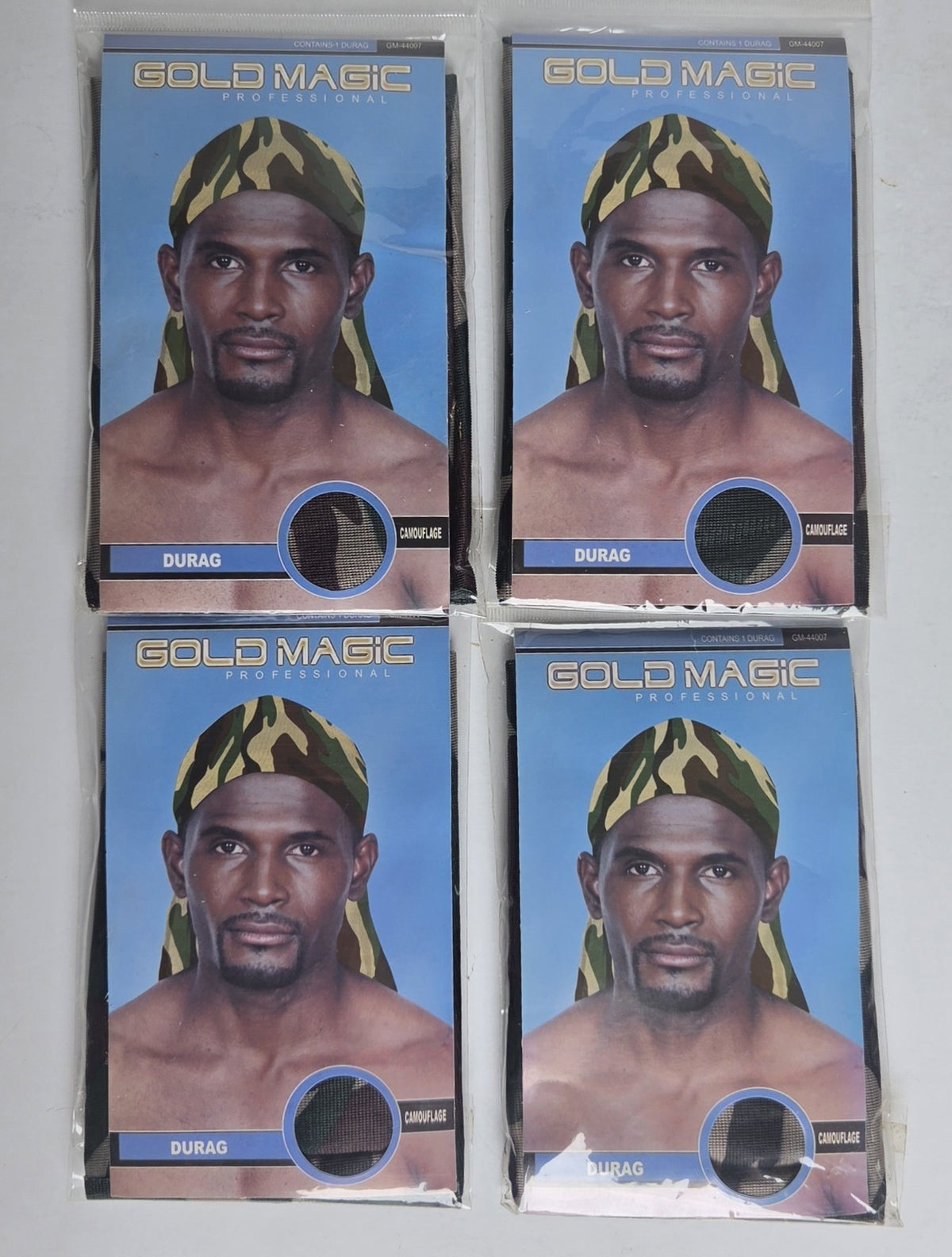 Lot of 4 Gold Magic Professional Camouflage New in Bags x4 As Shown
