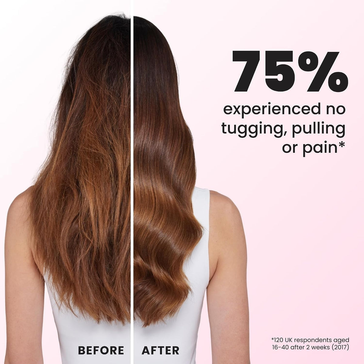 Detangling Hair Brush for Wet & Dry Hair - Millennial Pink