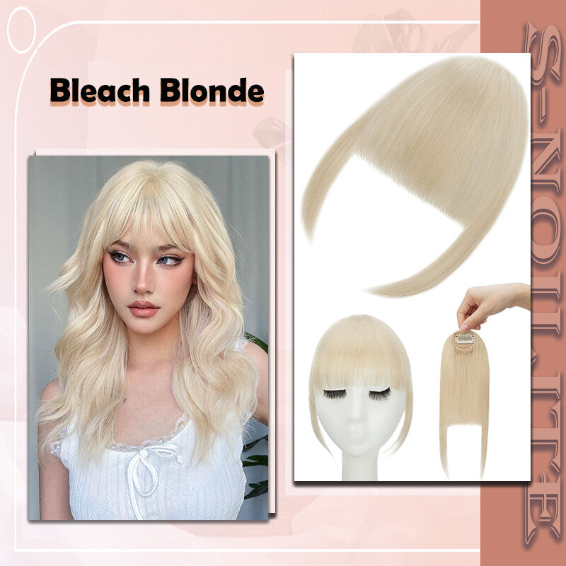 French Style Clip-In Bangs Hair Extensions - 11 Inches Natural Look
