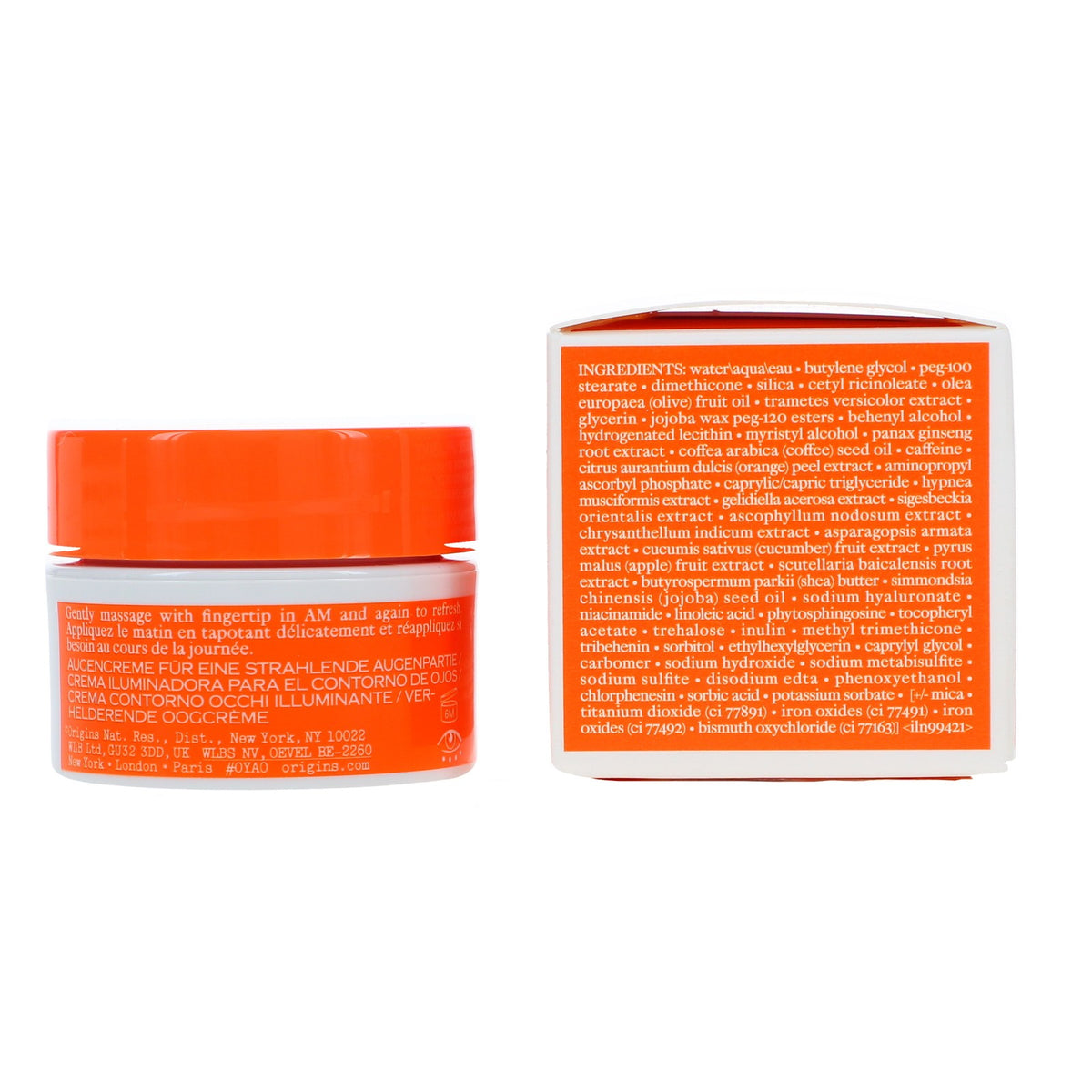 Brightening Eye Cream with Caffeine & Ginseng - 0.5 oz