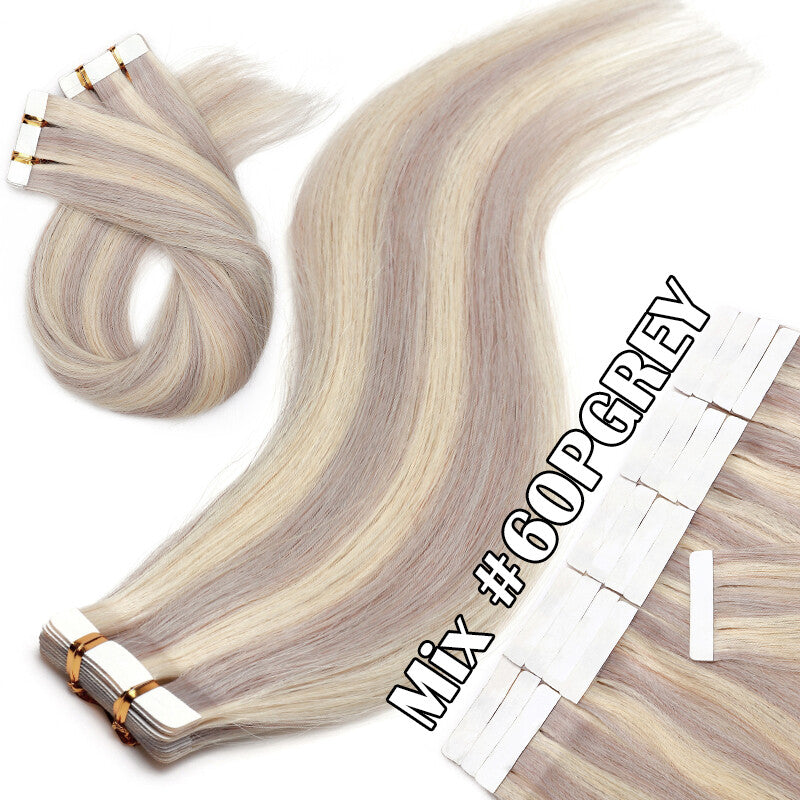 Remy Human Hair Tape-In Extensions 18-22 Inches - Thick & Natural Look