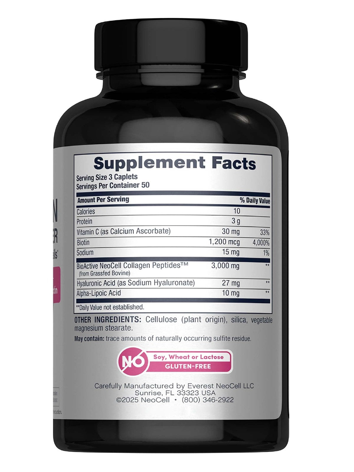 Collagen Beauty Builder Pills with Hyaluronic Acid & Biotin - 150 Count