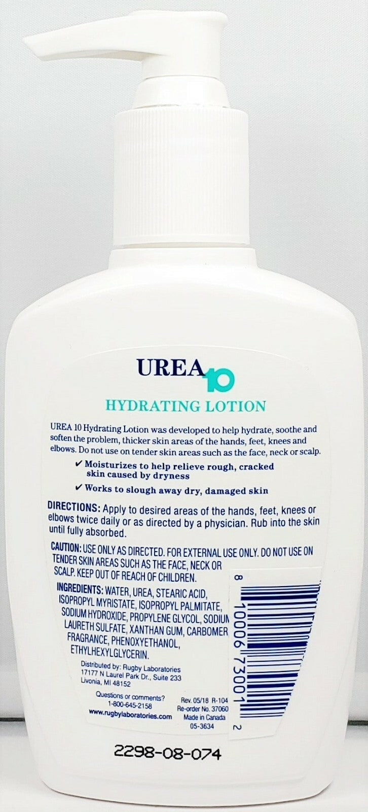 UREA 10 Intensive Hydrating Lotion for Dry Skin 6oz - 3 Pack