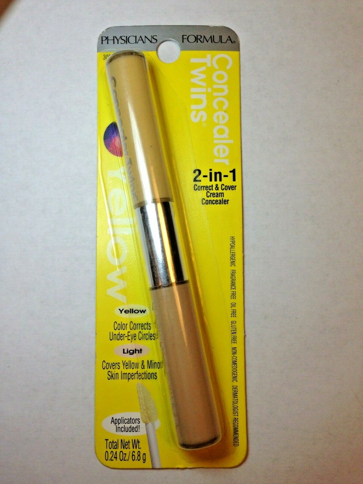 Physicians Formula Concealer Twins 2-in-1 Correct & Cover Cream Set - Yellow & Light