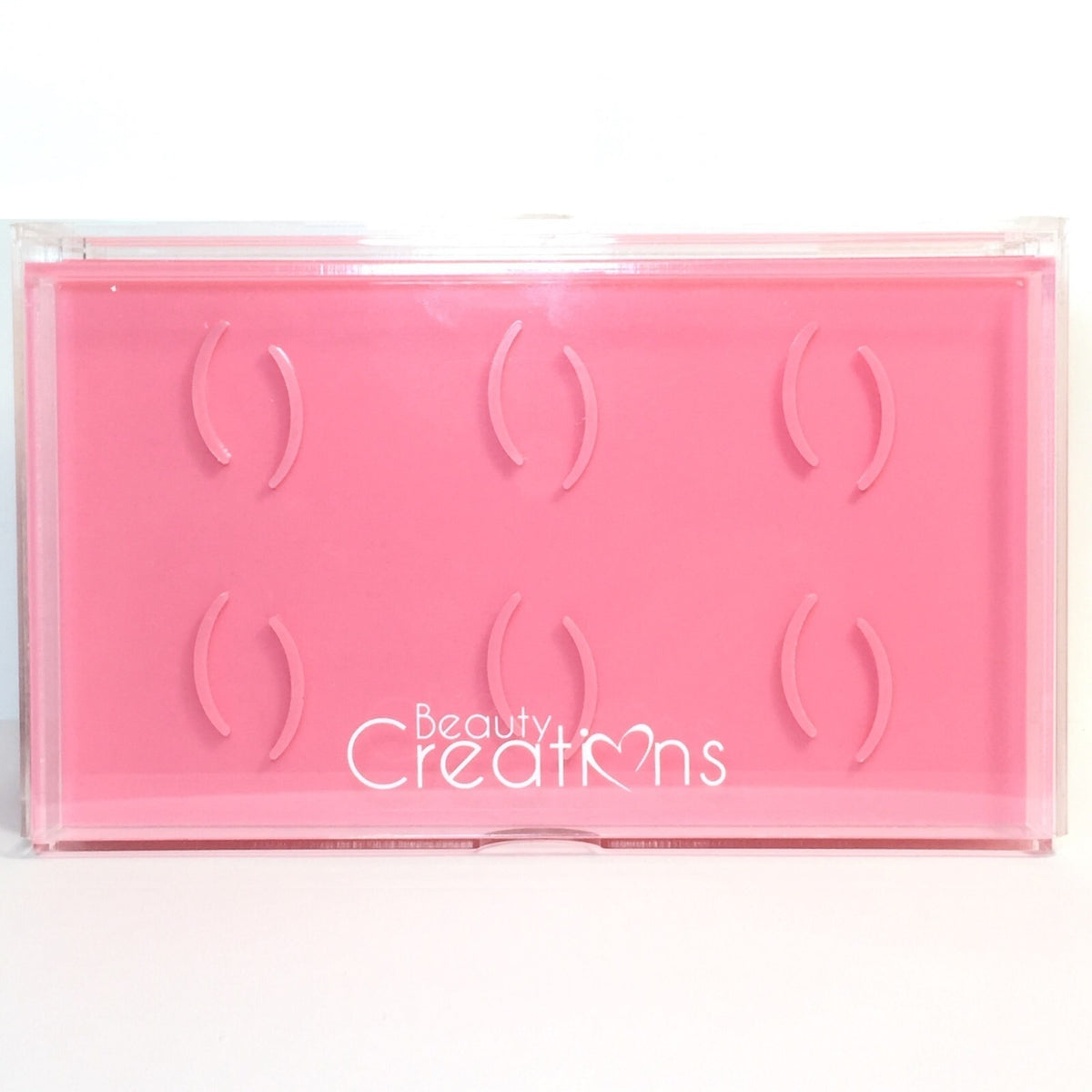 Light Pink Eyelash Organizer Case for 18 Pairs - Makeup Storage