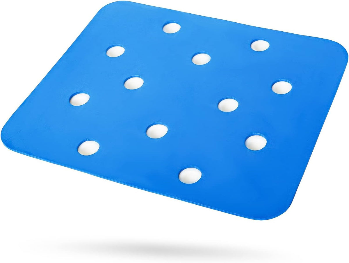 MINIVON Shower Bench Cushion Non Slip 14.8" x 12" (Rectangular), Blue