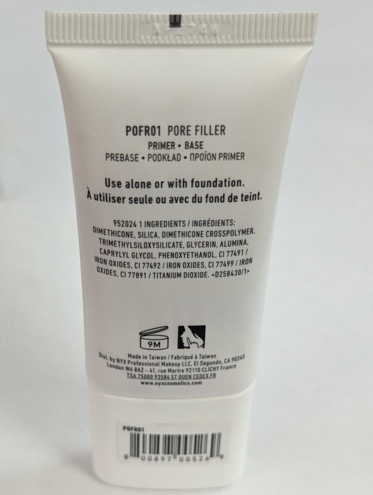 NYX Pore Filler Primer Base Set of 2 - 0.67 fl oz Sealed & New
