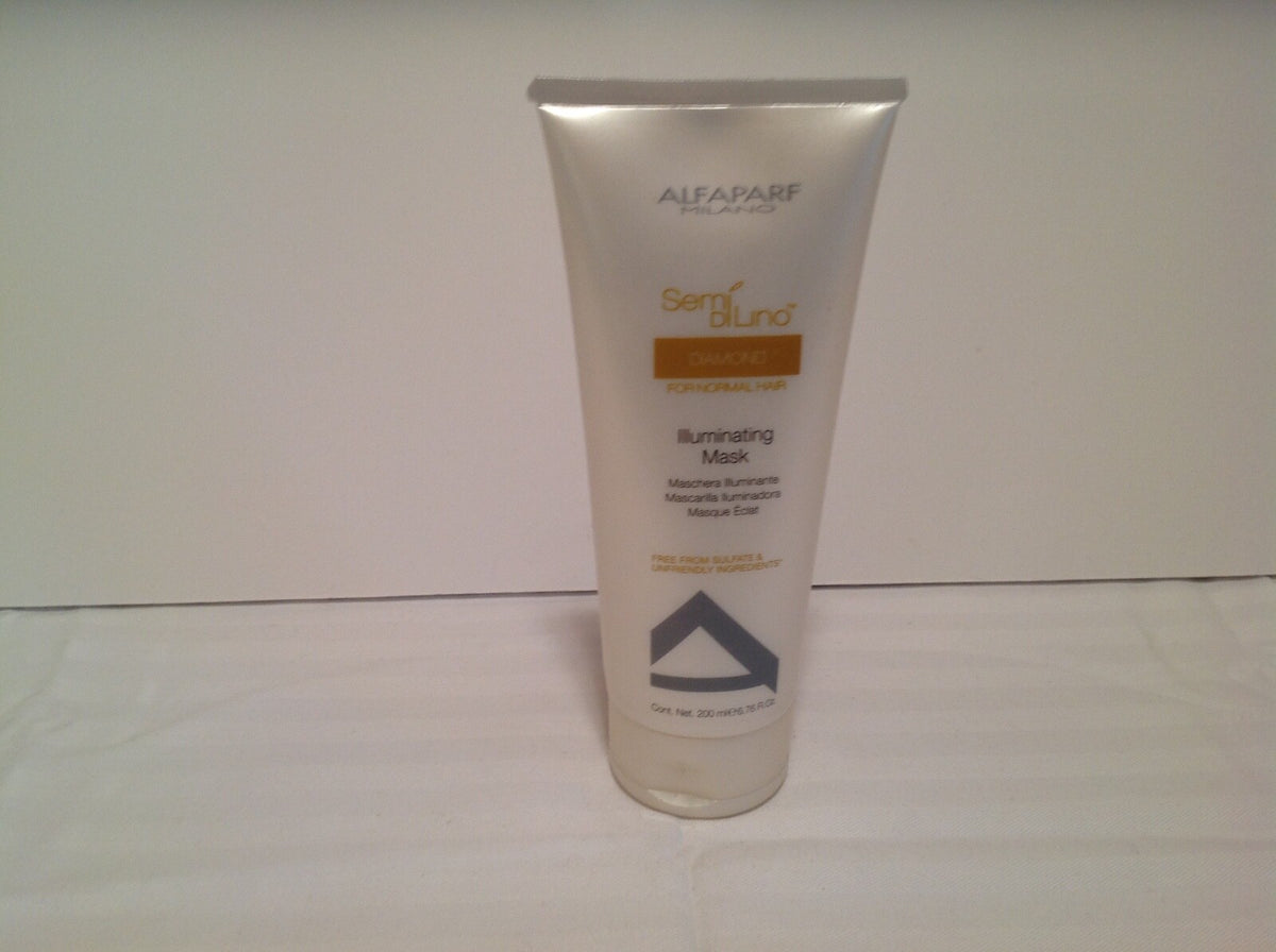 Alfaparf Semi Di Lino Diamond Illuminating Hair Mask 200ml - Nourishing & Brightening