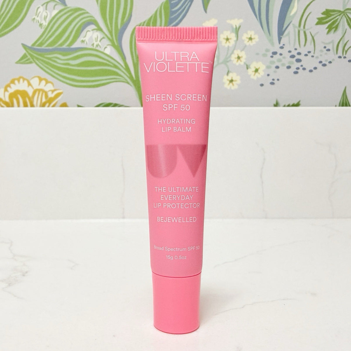 SPF 50 Hydrating Lip Balm with Sheen - Full Size, Bejewelled Finish