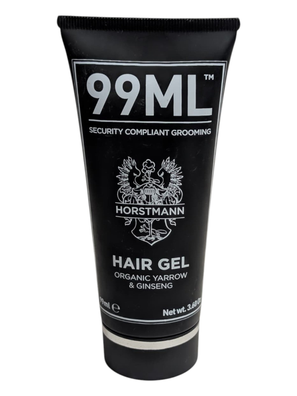 Organic Hair Gel for Men - Strong Hold with Yarrow & Ginseng, 3.6 oz